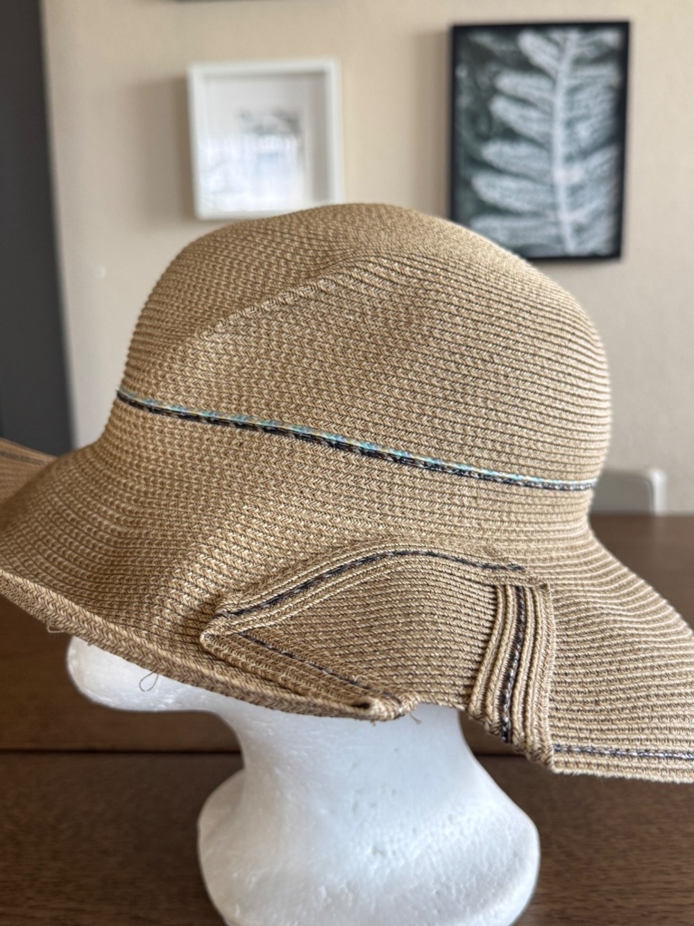Diane Harty Millinery Georgiana Sun Hat Cutouts Detail Handmade